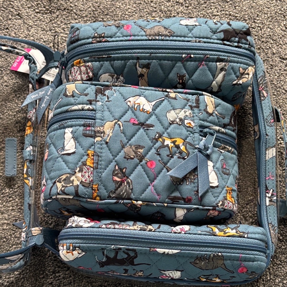 Vera Bradley Animal Print Quilted Cosmetic Bag - Picture 2 of 3